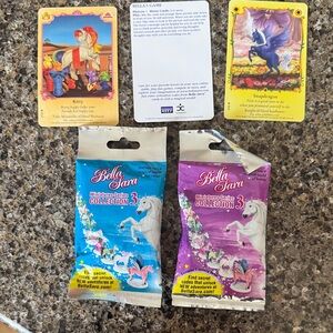 2 NEW Miniatures Series #3 - Horse stand and code inside each one + 2 cards